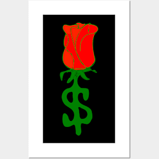 rose dollar Posters and Art